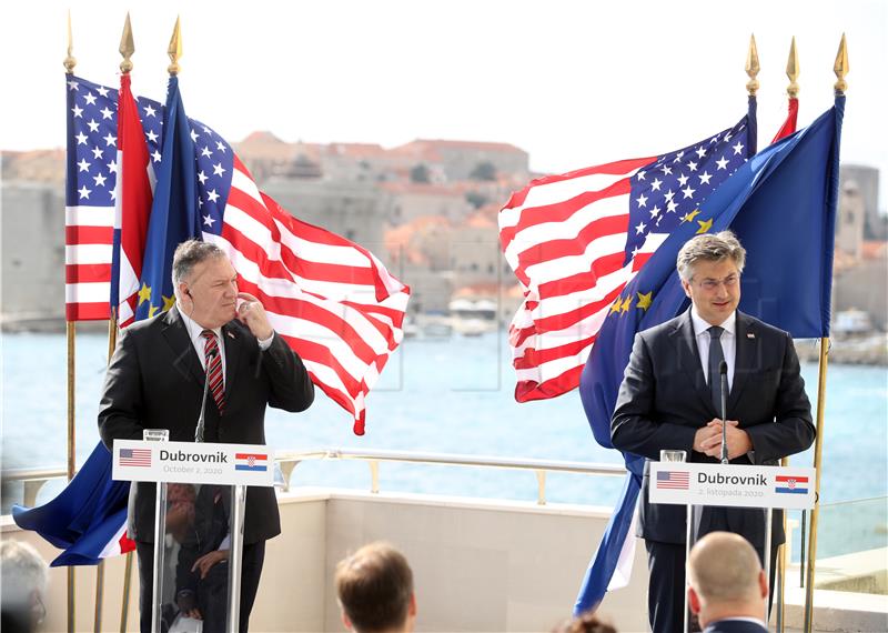 Plenković i Pompeo održali zajedničku tiskovnu konferenciju