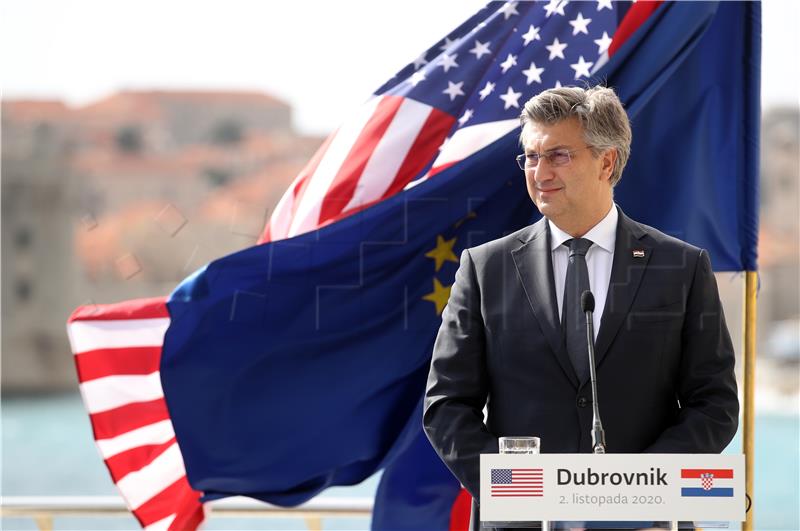 Plenković i Pompeo održali zajedničku tiskovnu konferenciju