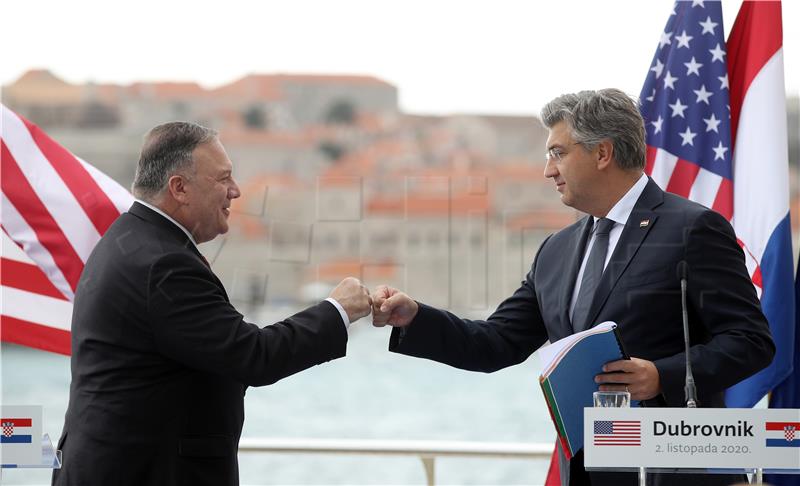 Plenković i Pompeo održali zajedničku tiskovnu konferenciju