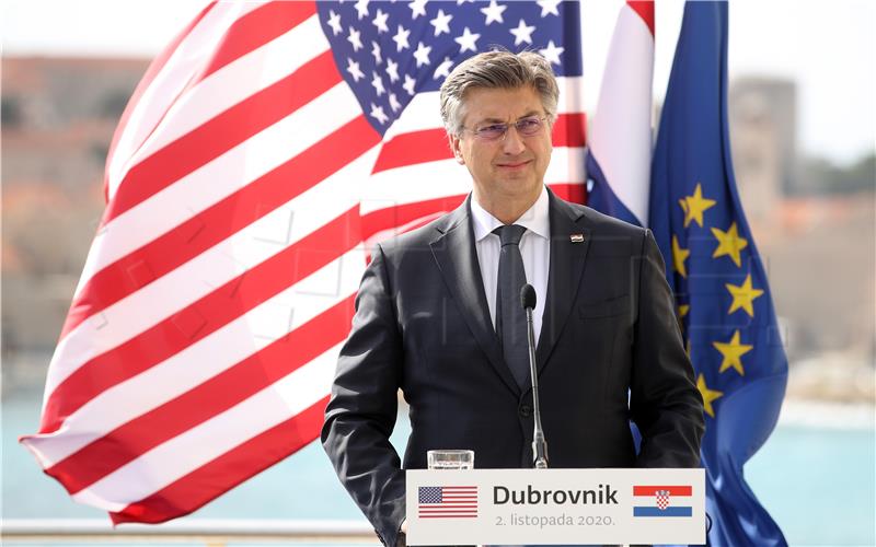 Plenković i Pompeo održali zajedničku tiskovnu konferenciju