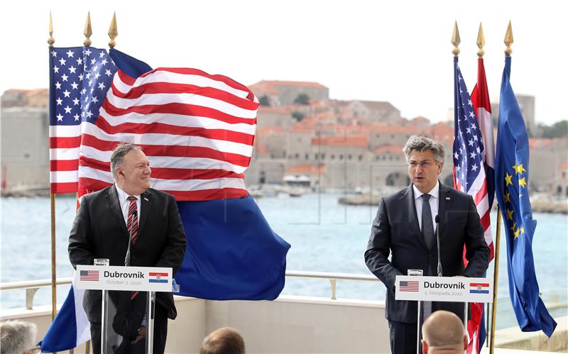 Plenković i Pompeo održali zajedničku tiskovnu konferenciju