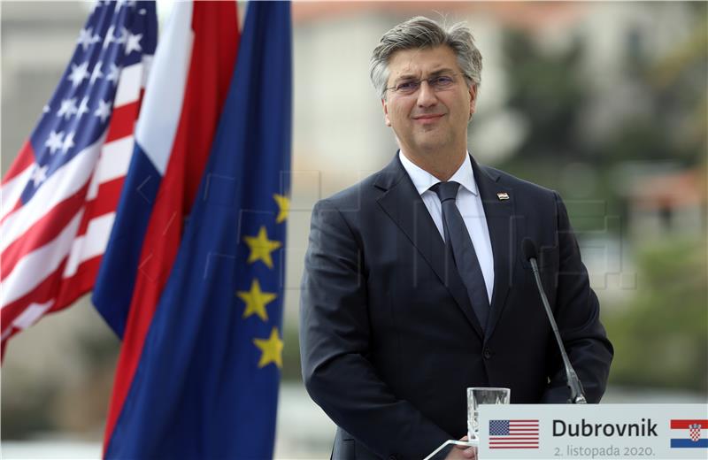 Plenković i Pompeo održali zajedničku tiskovnu konferenciju