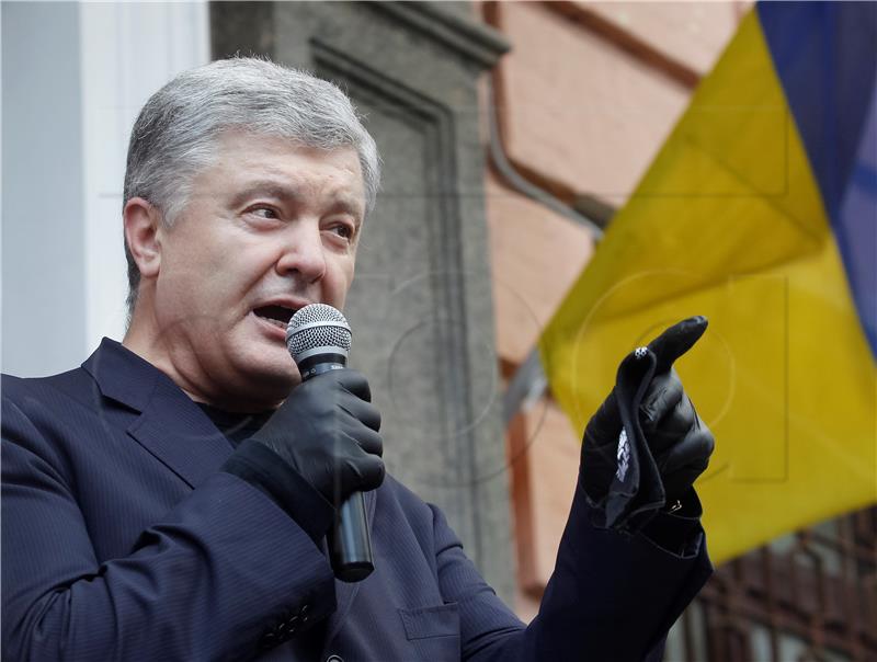 (FILE) UKRAINE POROSHENKO COVID-19