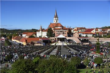 Hrvatska vojska na tradicionalnom hodočašću u Mariji Bistrici