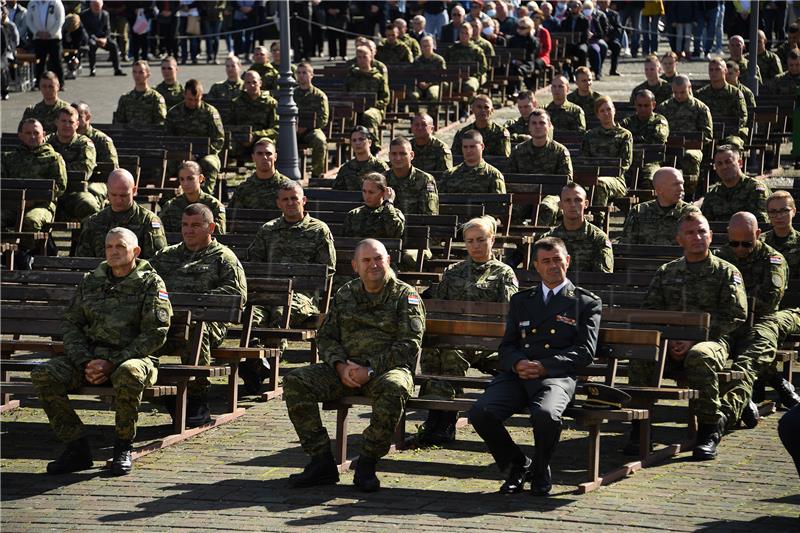 Hrvatska vojska na tradicionalnom hodočašću u Mariji Bistrici