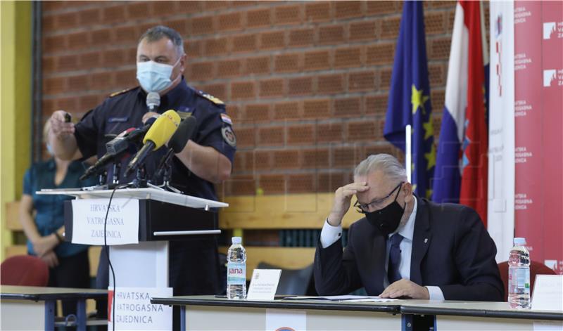 Konferencija za medije Vatrogasne zajednice Hrvatske