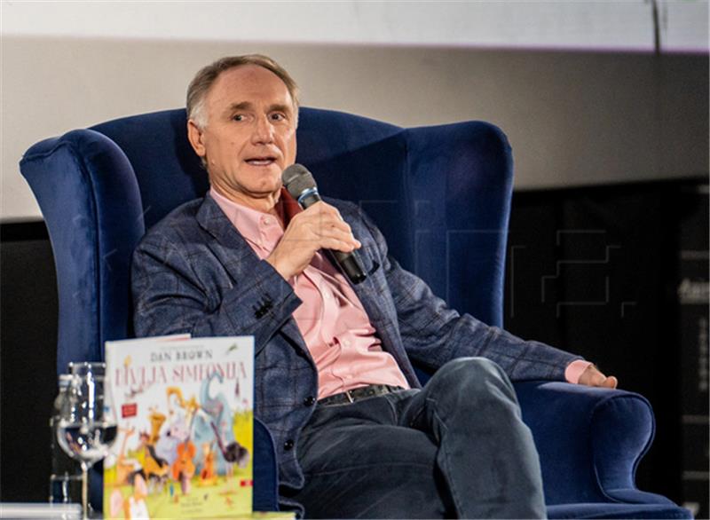 Dan Brown u Zagrebu predstavio svoju "Divlju simfoniju"