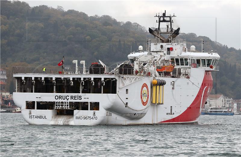 (FILE) TURKEY GREECE TENSIONS ORUC REIS VESSEL