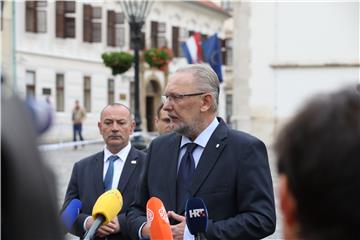  Božinović dao izjavu za medije povodom pucnjave na Markovom trgu