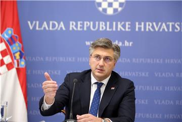 Konferencija za medije predsjednika vlade RH Andreja Plenkovića