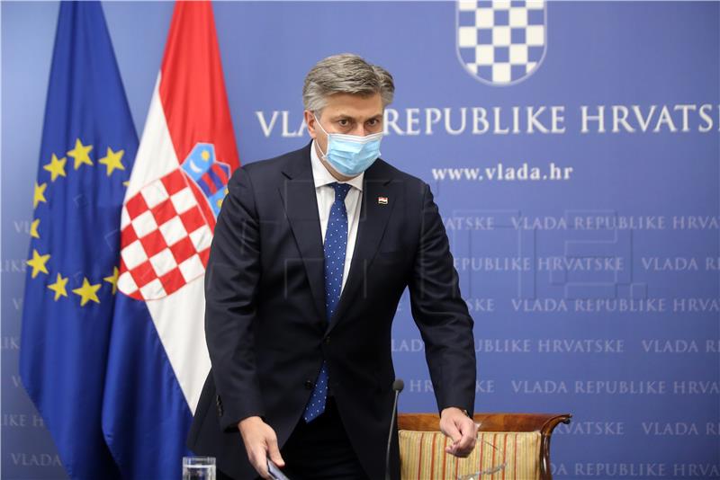 Konferencija za medije predsjednika vlade RH Andreja Plenkovića