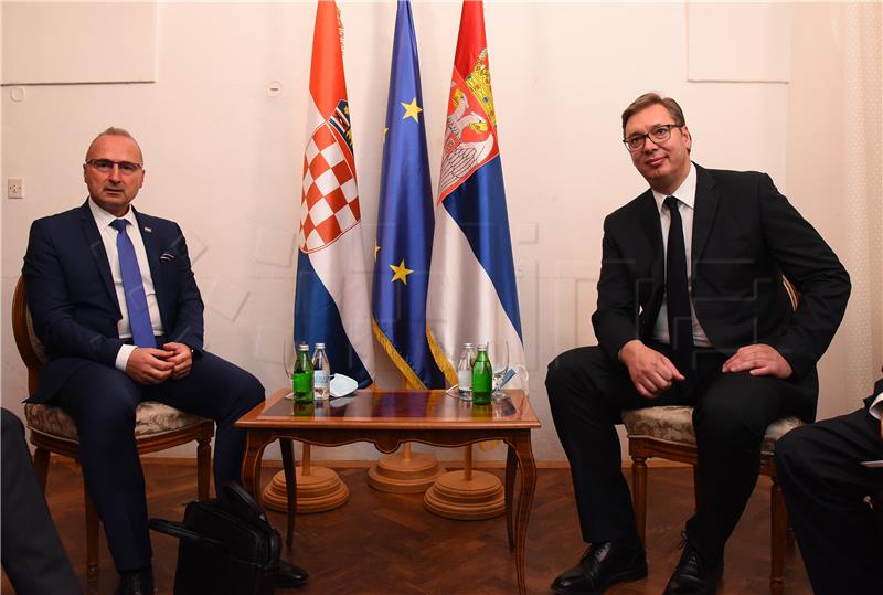 Serbia and Croatia say they want to address outstanding issues