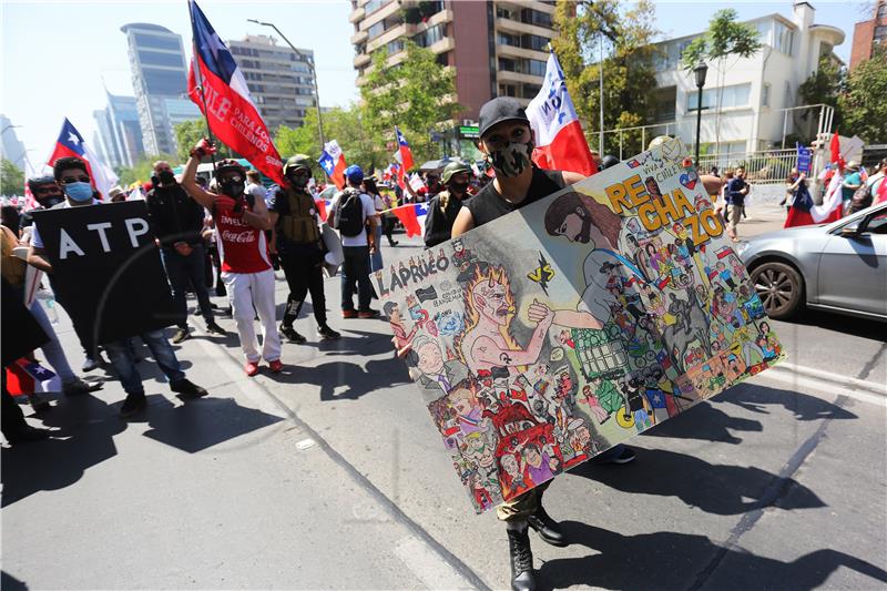 CHILE PLEBISCITE PROTEST