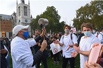 BRITAIN PROTEST ECONOMY