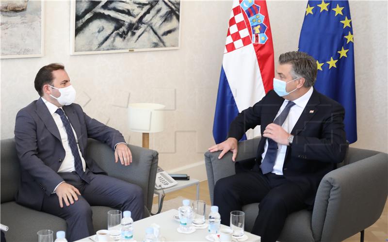 Plenković: Hrvatska snažno podupire europski put Sjeverne Makedonije