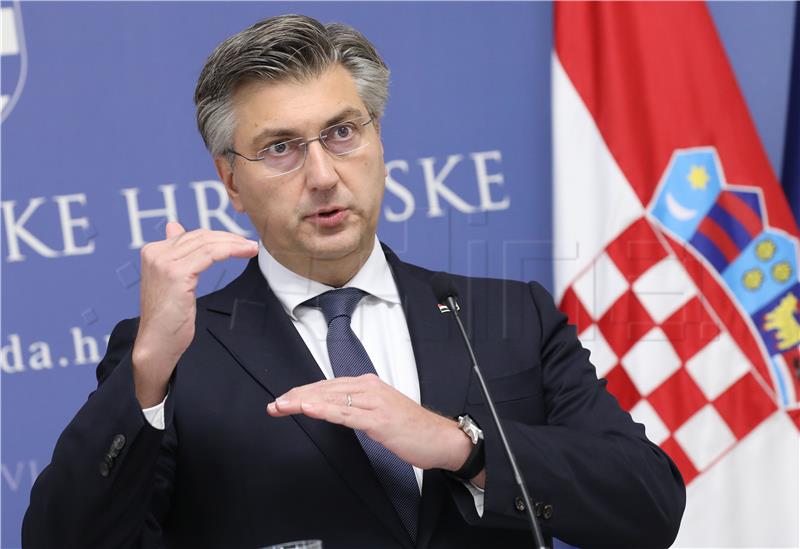 Plenković najavio stupnjevanje potpora za poslodavce ovisno o padu prometa