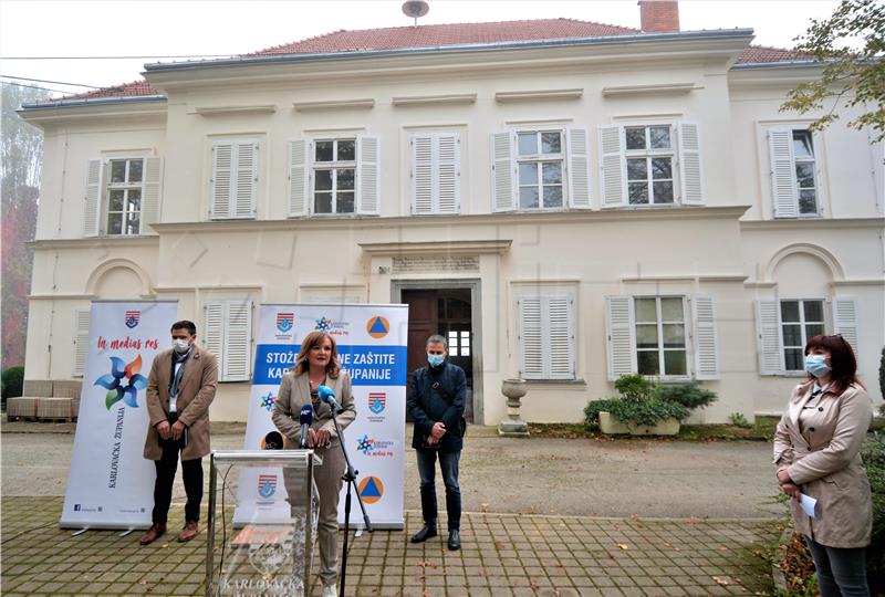 Tiskovna konferencija Stožera civilne zaštite Karlovačke županije