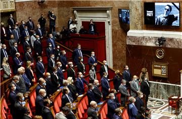 FRANCE PARLIAMENT PATY TRIBUTE