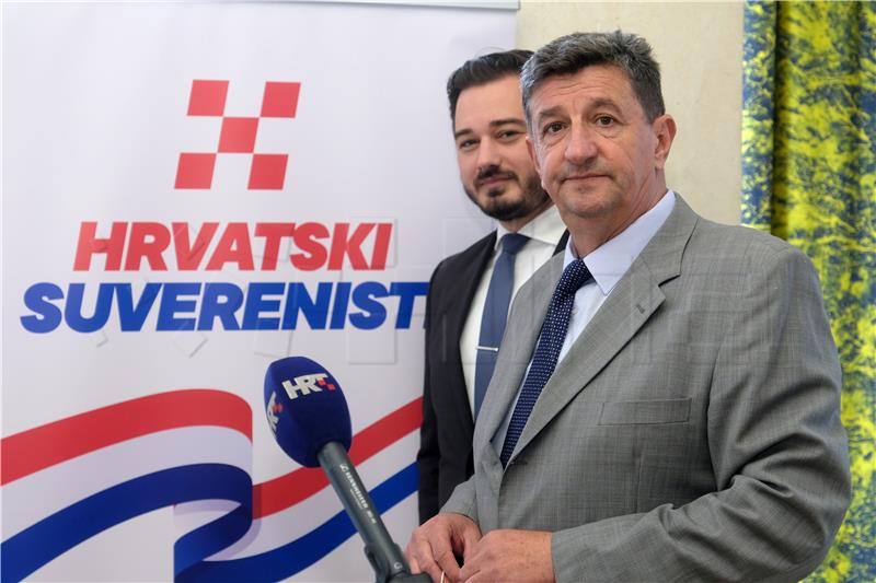 Konferencija za medije Hrvatskih suverenista