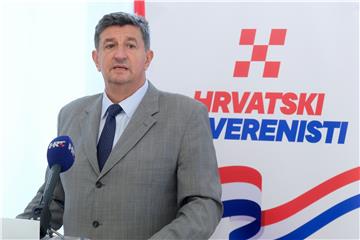 Konferencija za medije Hrvatskih suverenista