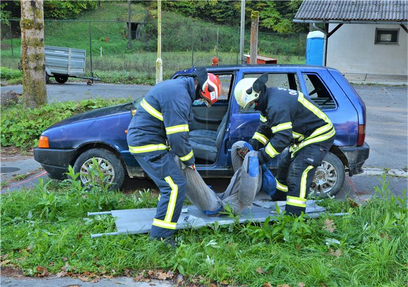 Završna vatrogasna vježba u sklopu hrvatsko-slovenskog projekta ENRAS