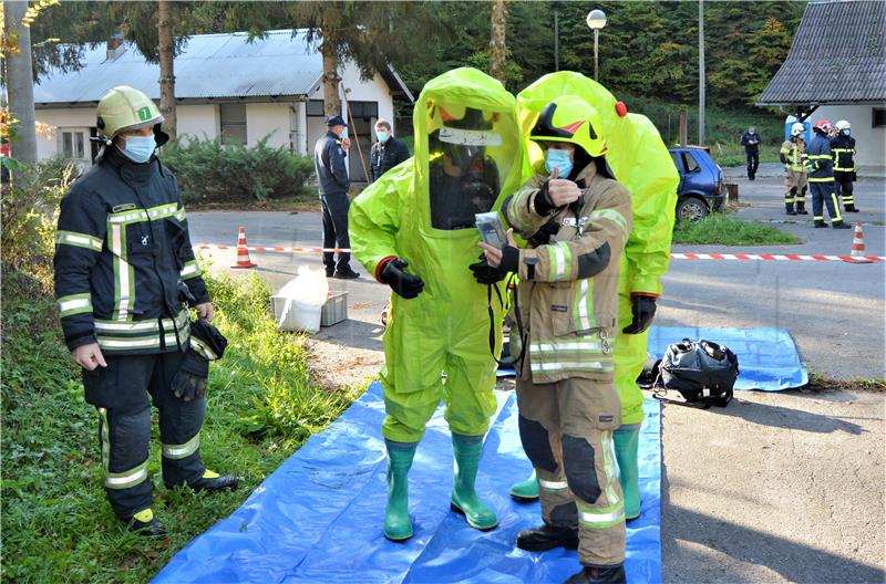 Završna vatrogasna vježba u sklopu hrvatsko-slovenskog projekta ENRAS