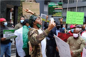 USA NEW YORK NIGERIA PROTEST