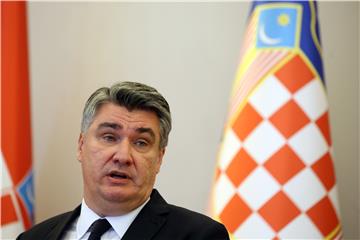 Konferencija za medije predsjednika Republike Hrvatske Zorana Milanovića