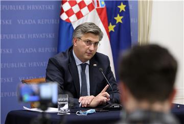 Tiskovna konferencija premijera Plenkovića