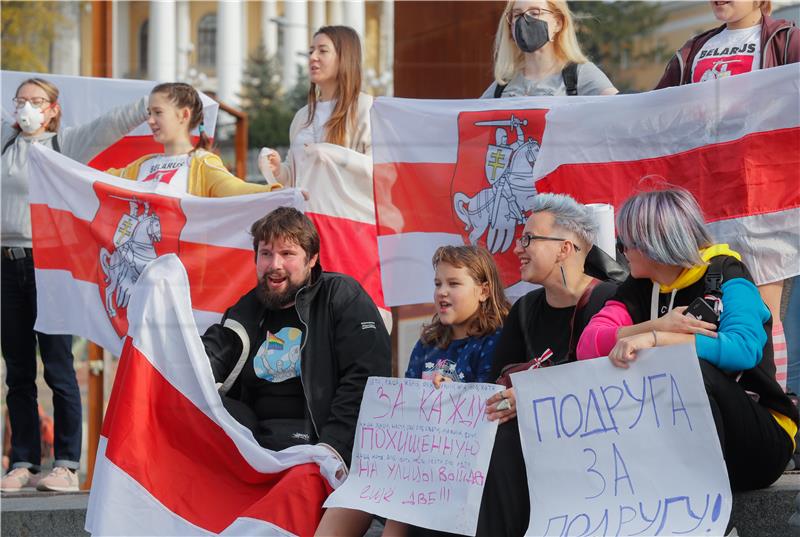 UKRAINE BELARUS PROTEST