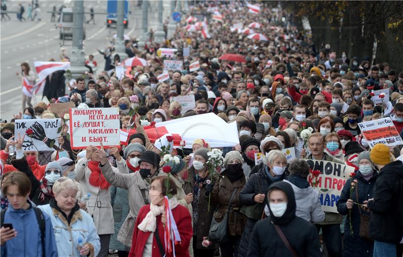 BELARUS PENSIONER PROTEST