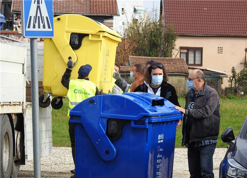 Varaždin: Postavljanje dodatnih spremnika za otpad