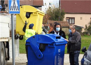 Varaždin: Postavljanje dodatnih spremnika za otpad