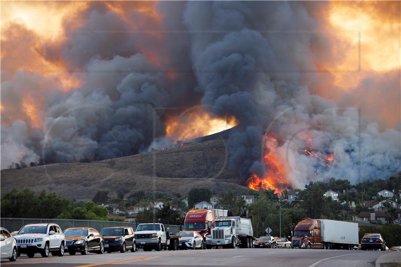 USA CALIFORNIA WILDFIRE