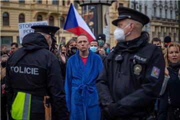 CZECH REPUBLIC PROTEST PANDEMIC CORONAVIRUS COVID19