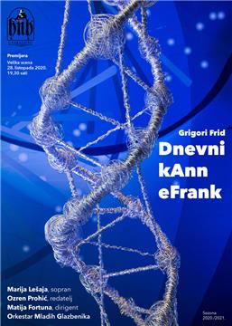 Varaždinski HNK- Premijera monoopere "Dnevnik Anne Frank"