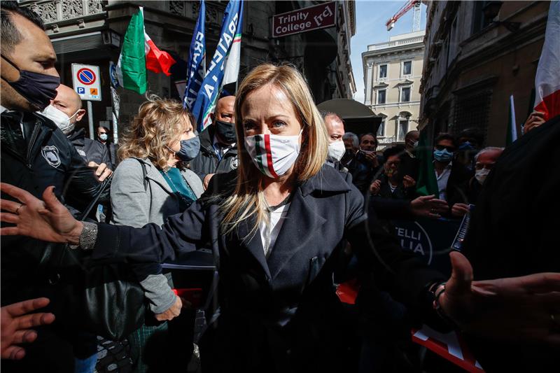 ITALY PROTEST PANDEMIC CORONAVIRUS