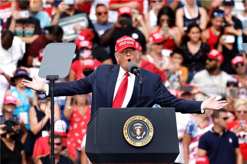 USA TAMPA FLORIDA TRUMP RALLY