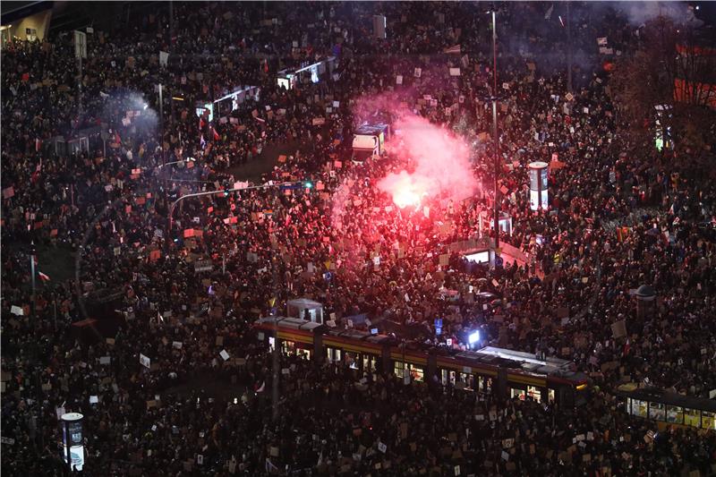 POLAND WOMENS MARCH ON WARSAW