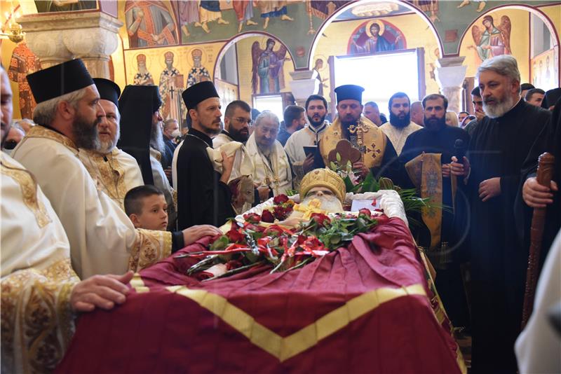 Thousands gather for funeral of pro-Serb religious dignitary in Montenegro