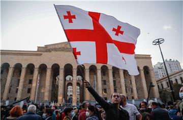 GEORGIA PARLIAMENTARY ELECTIONS PROTEST