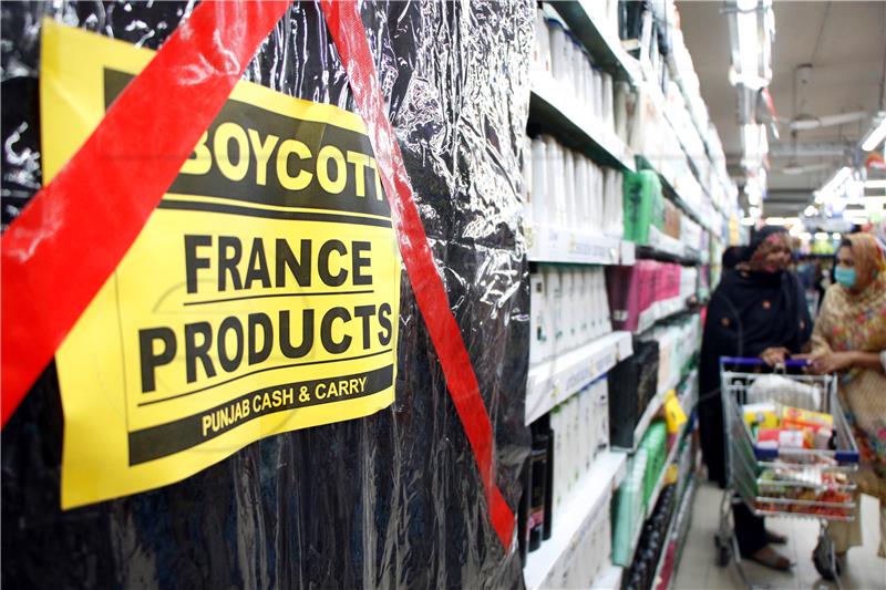 PAKISTAN PROTEST FRANCE CARICA​TURE