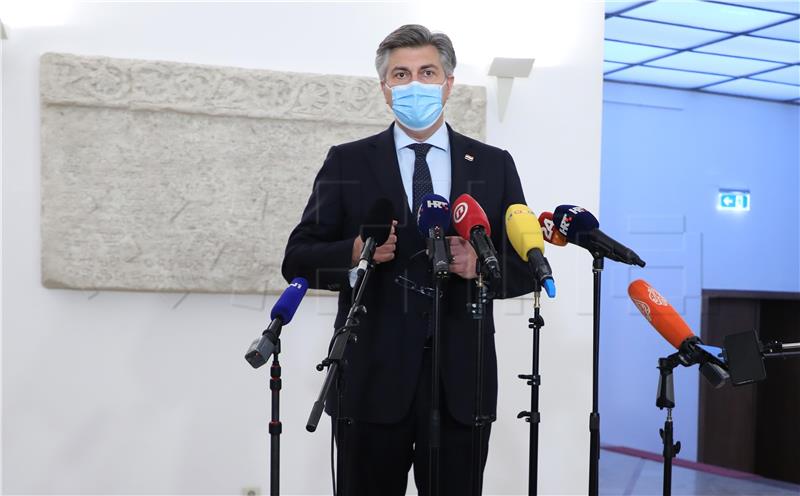 Plenković: Imamo strategiju za borbu protiv koronavirusa i ona daje rezultate 