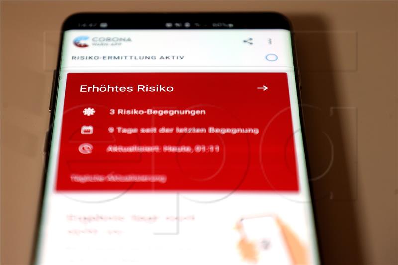 GERMANY PANDEMIC CORONAVIRUS COVID19 APP