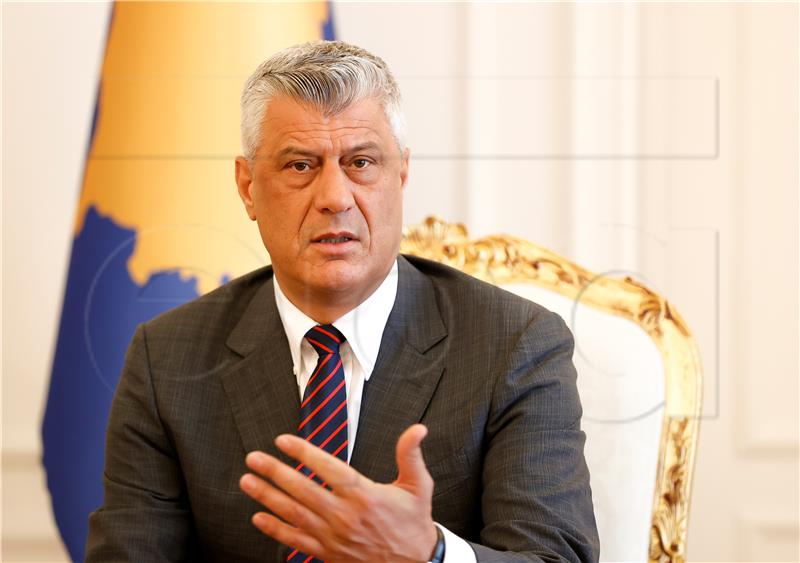 Kosovski predsjednik Hashim Thaci podnio ostavku