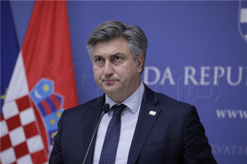 Konferencija za medije Andreja Plenkovića