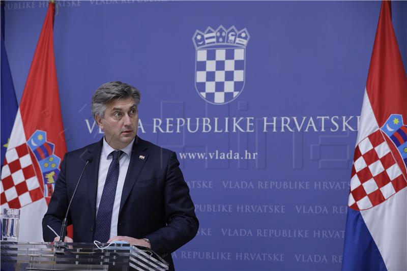 Konferencija za medije Andreja Plenkovića