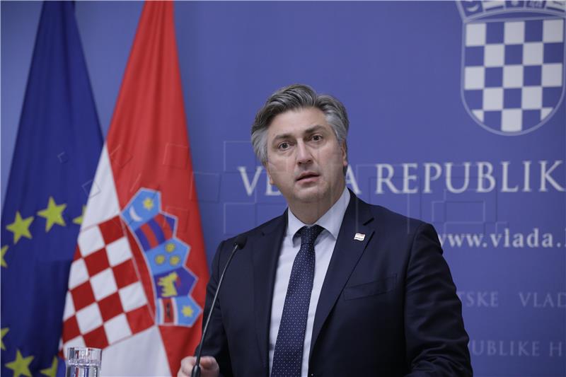 Konferencija za medije Andreja Plenkovića