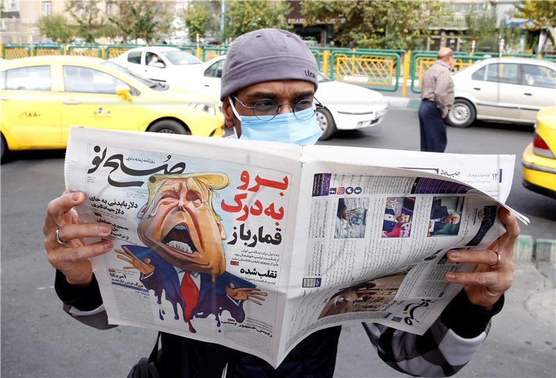 IRAN USA ELECTIONS REACTIONS