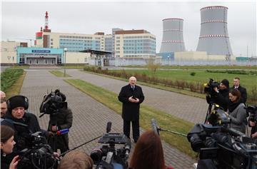 Power launch event at the Belarusian Nuclear Power Plant